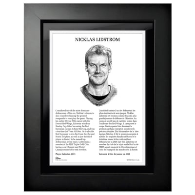 Nicklas Lidstrom Detroit Red Wings - 2015 Legends Line 12'' x 16'' Framed Photo