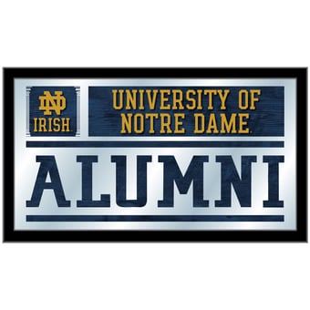 Notre Dame Fighting Irish 26'' x 15'' Team Alumni Mirror