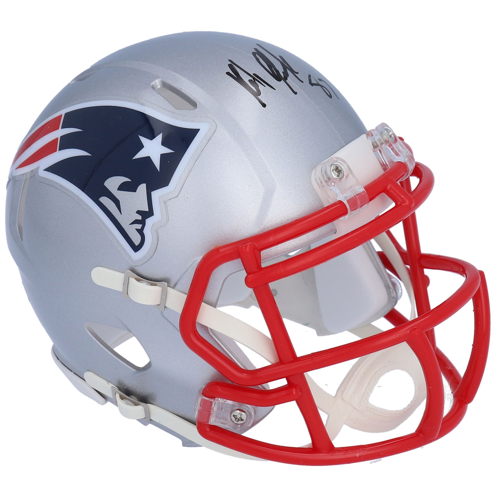 Rob Gronkowski New England Patriots Autographed Riddell Speed Mini Helmet