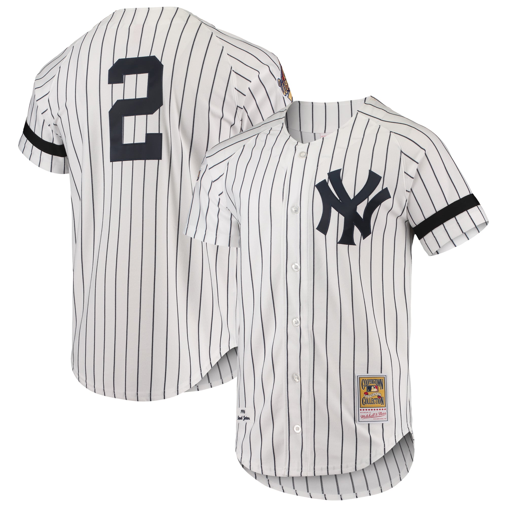 Men’s Mitchell & Ness White New York Yankees Cooperstown Collection 1996 Authentic Home Jersey Men’s Mitchell & Ness White New York Yankees Cooperstown Collection 1996 Authentic Home Jersey