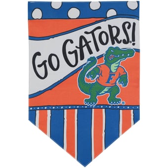 Florida Gators 12'' x 18'' Dots & Stripes Double-Sided Flag