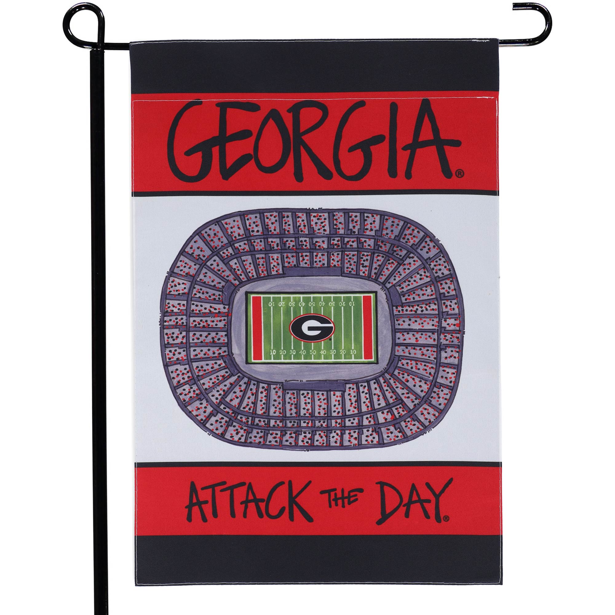 Georgia Bulldogs 12'' x 18'' Stadium Vertical Banner