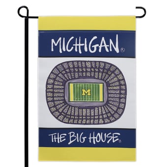 Michigan Wolverines 12'' x 18'' Stadium Vertical Banner