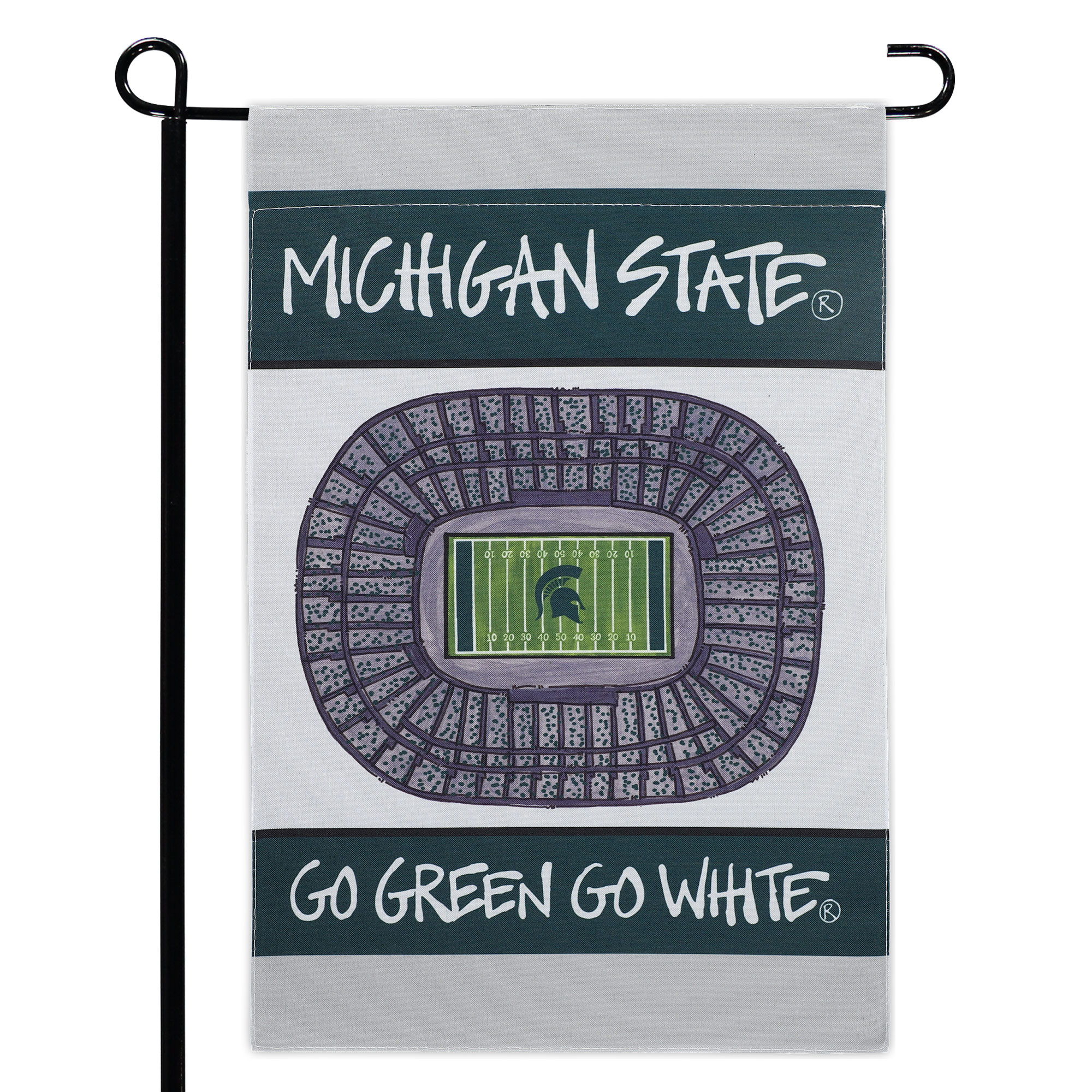 Michigan State Spartans 12'' x 18'' Stadium Vertical Banner