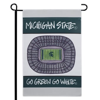 Michigan State Spartans 12'' x 18'' Stadium Vertical Banner