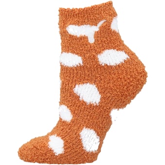 Girls Youth ZooZatz Texas Longhorns Fuzzy Socks
