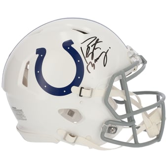 Peyton Manning Indianapolis Colts Autographed Riddell 2020 Speed Authentic Helmet