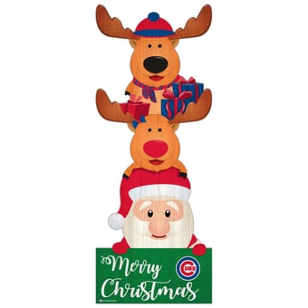 Chicago Cubs 31'' Santa Stack Leaner