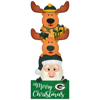 Green Bay Packers 31'' Santa Stack Leaner