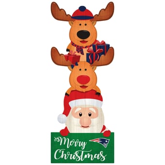 New England Patriots 31'' Santa Stack Leaner