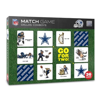 Fanpoint Dallas Cowboys Licensed Memory Match Game
