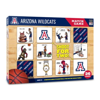 Fanpoint Arizona Wildcats Licensed Memory Match Game