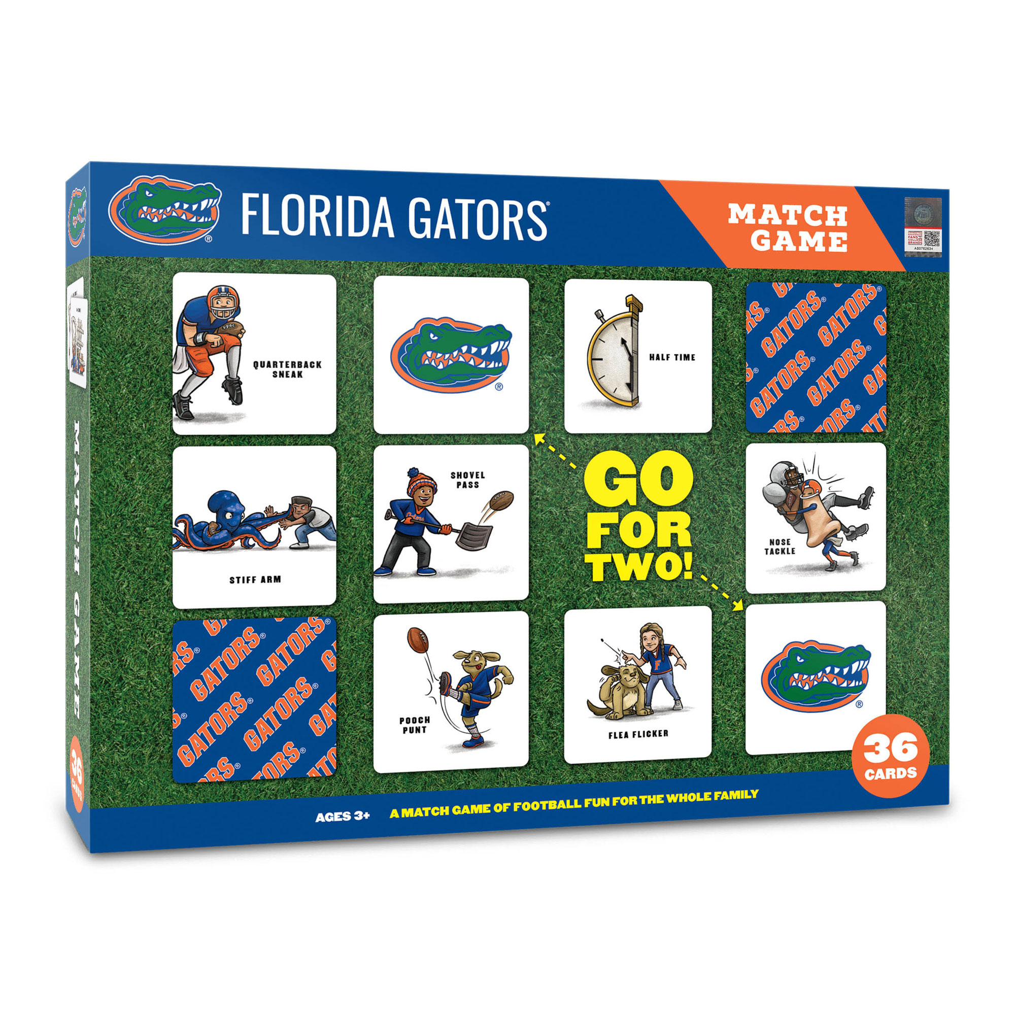Fanpoint Florida Gators Licensed Memory Match Game