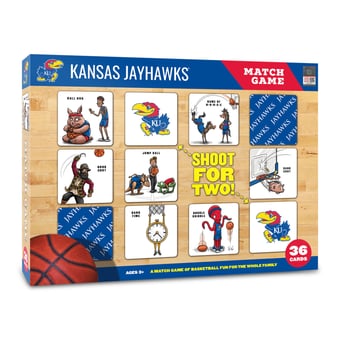 Fanpoint Kansas Jayhawks Licensed Memory Match Game