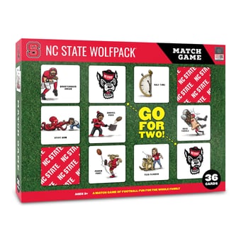 Fanpoint NC State Wolfpack Licensed Memory Match Game