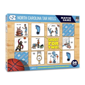 Fanpoint North Carolina Tar Heels Licensed Memory Match Game