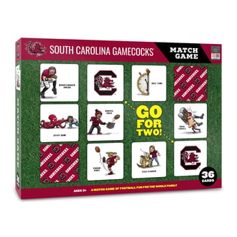 Fanpoint South Carolina Gamecocks Licensed Memory Match Game