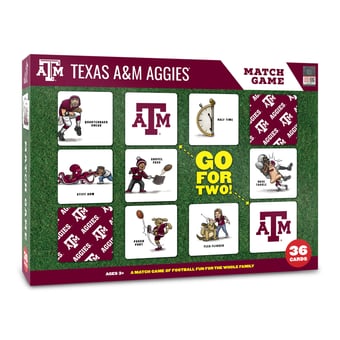 Fanpoint Texas A&M Aggies Licensed Memory Match Game