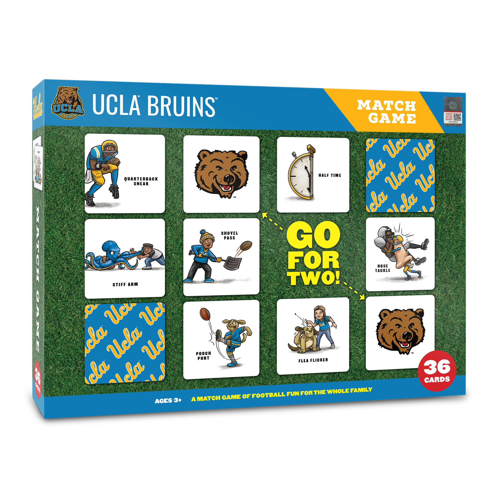 Fanpoint UCLA Bruins Licensed Memory Match Game
