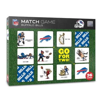 Fanpoint Buffalo Bills Licensed Memory Match Game