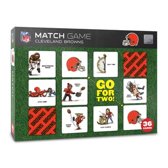Fanpoint Cleveland Browns Licensed Memory Match Game