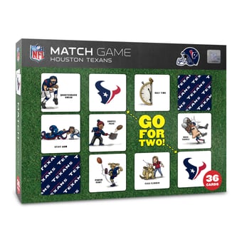 Fanpoint Houston Texans Licensed Memory Match Game