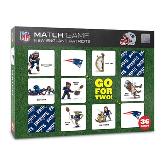 Fanpoint New England Patriots Licensed Memory Match Game