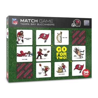 Fanpoint Tampa Bay Buccaneers Licensed Memory Match Game