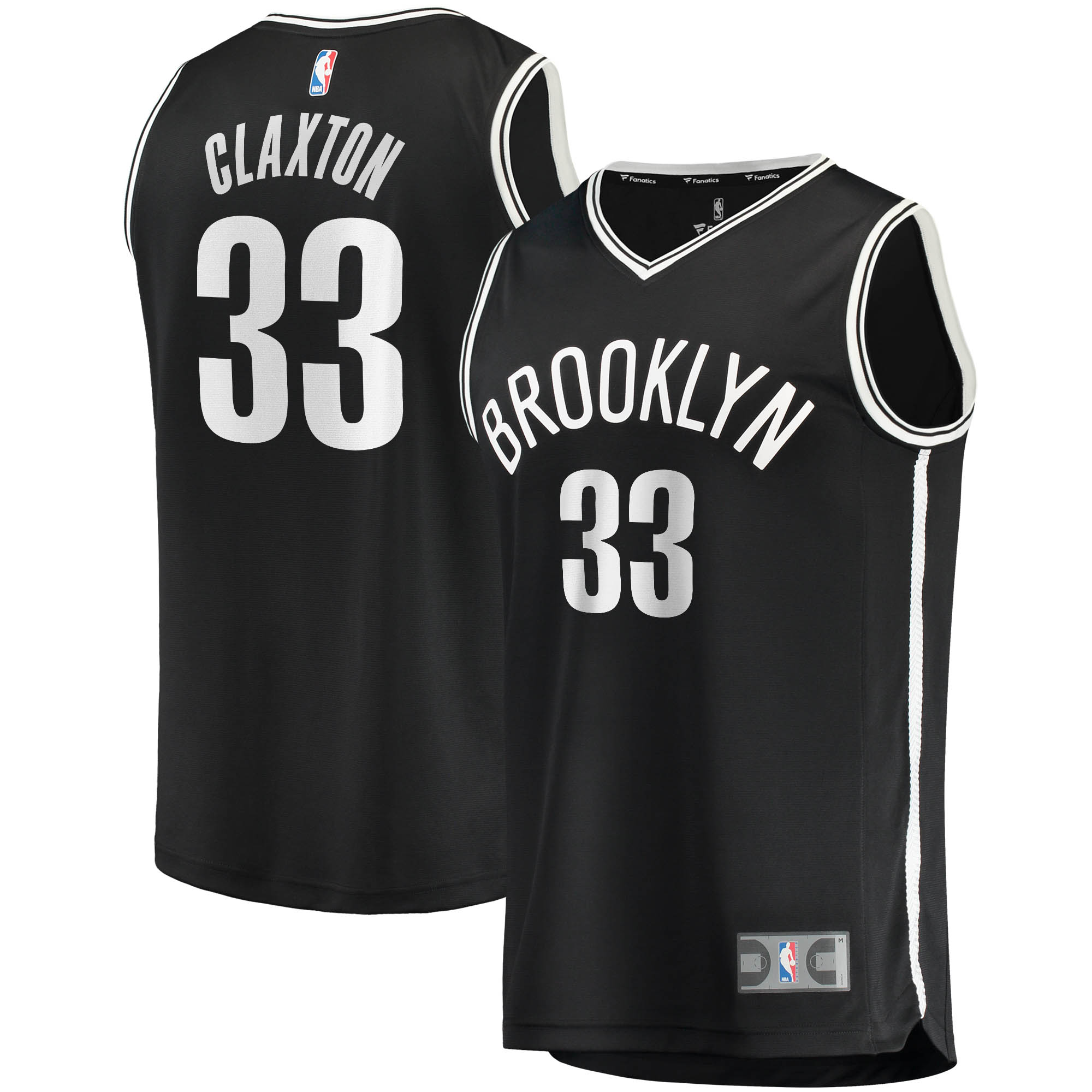 Men’s Fanatics Nicolas Claxton Black Brooklyn Nets Fast Break Replica Jersey – Icon Edition Men’s Fanatics Nicolas Claxton Black Brooklyn Nets Fast Break Replica Jersey – Icon Edition