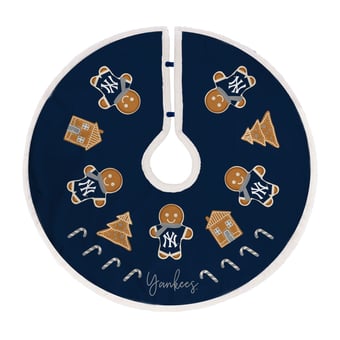 New York Yankees Gingerbread Tree Skirt
