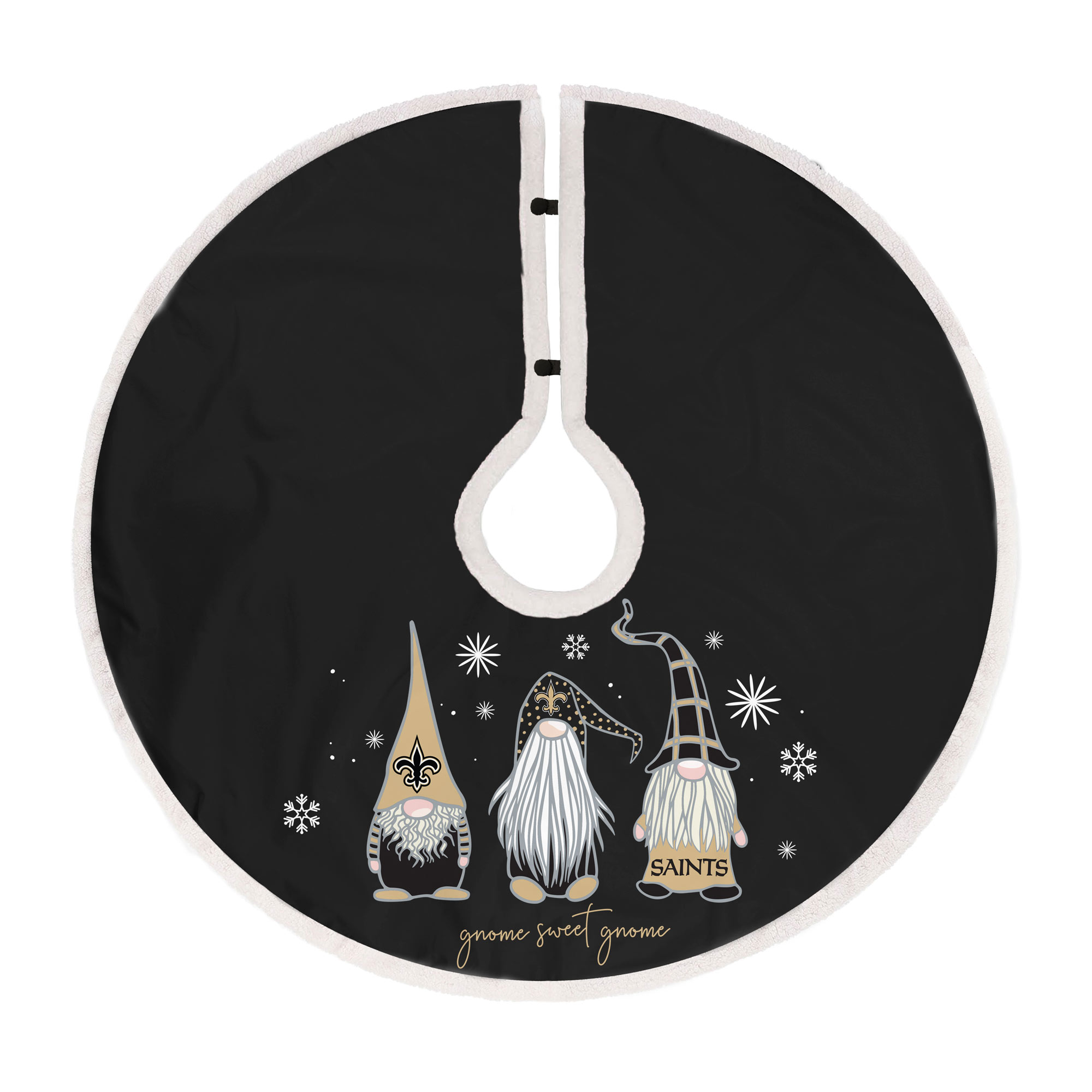 New Orleans Saints Gnome Tree Skirt