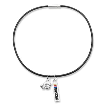 Women's Erik Jones NASCAR 18" Leather Charm Necklace