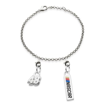 Women's Alex Bowman NASCAR 9.5" Charm Anklet