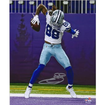 CeeDee Lamb Dallas Cowboys Autographed 8" x 10" Touchdown Celebration Photograph