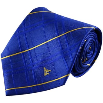 West Virginia Mountaineers Royal Blue Oxford Woven Tie