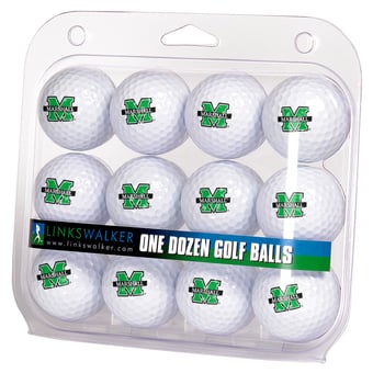 Marshall Thundering Herd 12-Pack Golf Ball Set