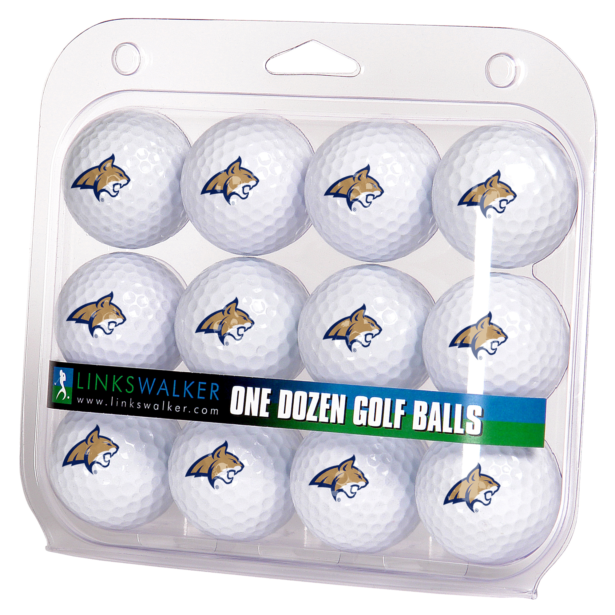 Montana State Bobcats 12-Pack Golf Ball Set Montana State Bobcats 12-Pack Golf Ball Set
