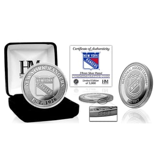 Highland Mint New York Rangers Silver Mint Coin