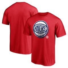 Men's Red New York Knicks Red White & Team T-Shirt
