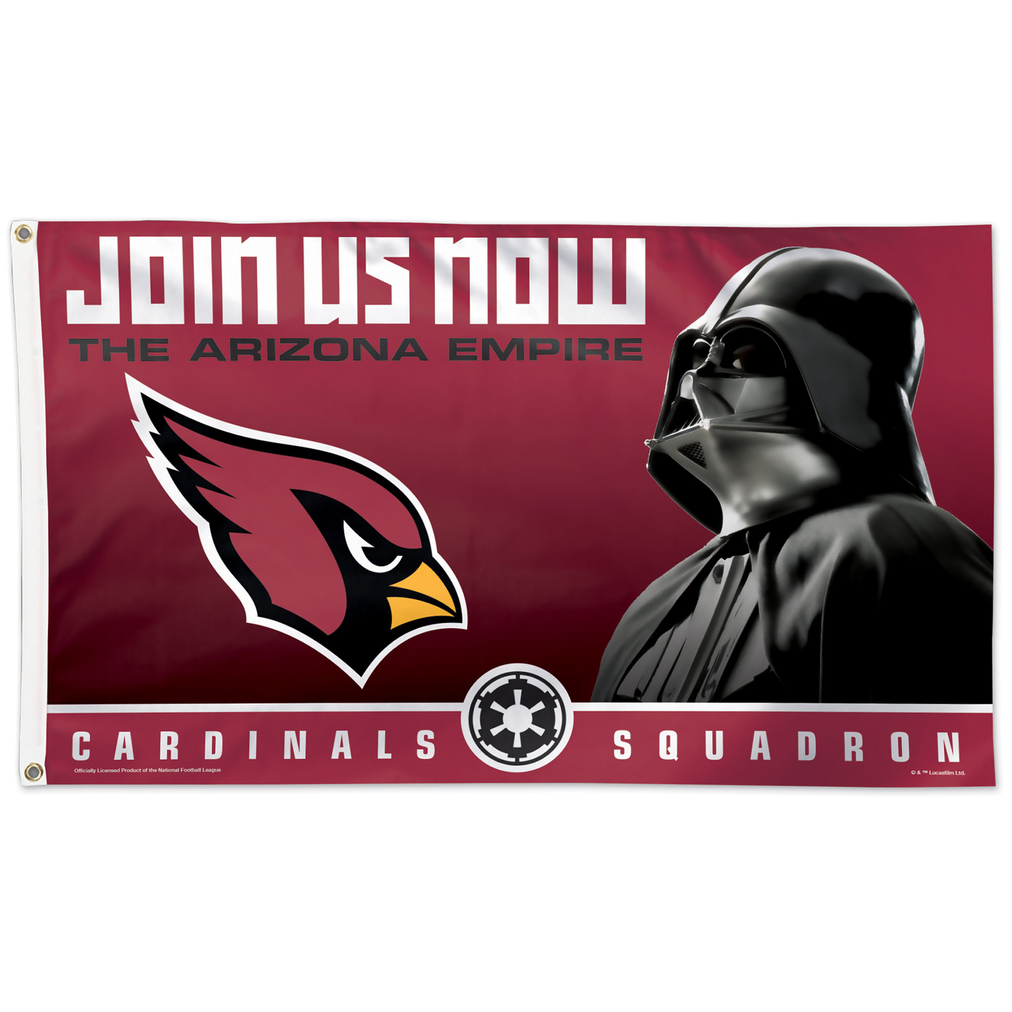 WinCraft Arizona Cardinals 3' x 5' Star Wars One-Sided Flag