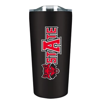 Arkansas State Red Wolves 18oz. Stainless Steel Soft Touch Tumbler