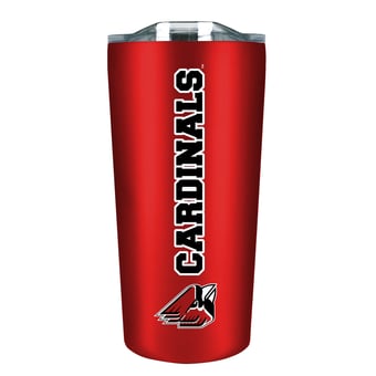 Ball State Cardinals 18oz. Stainless Steel Soft Touch Tumbler