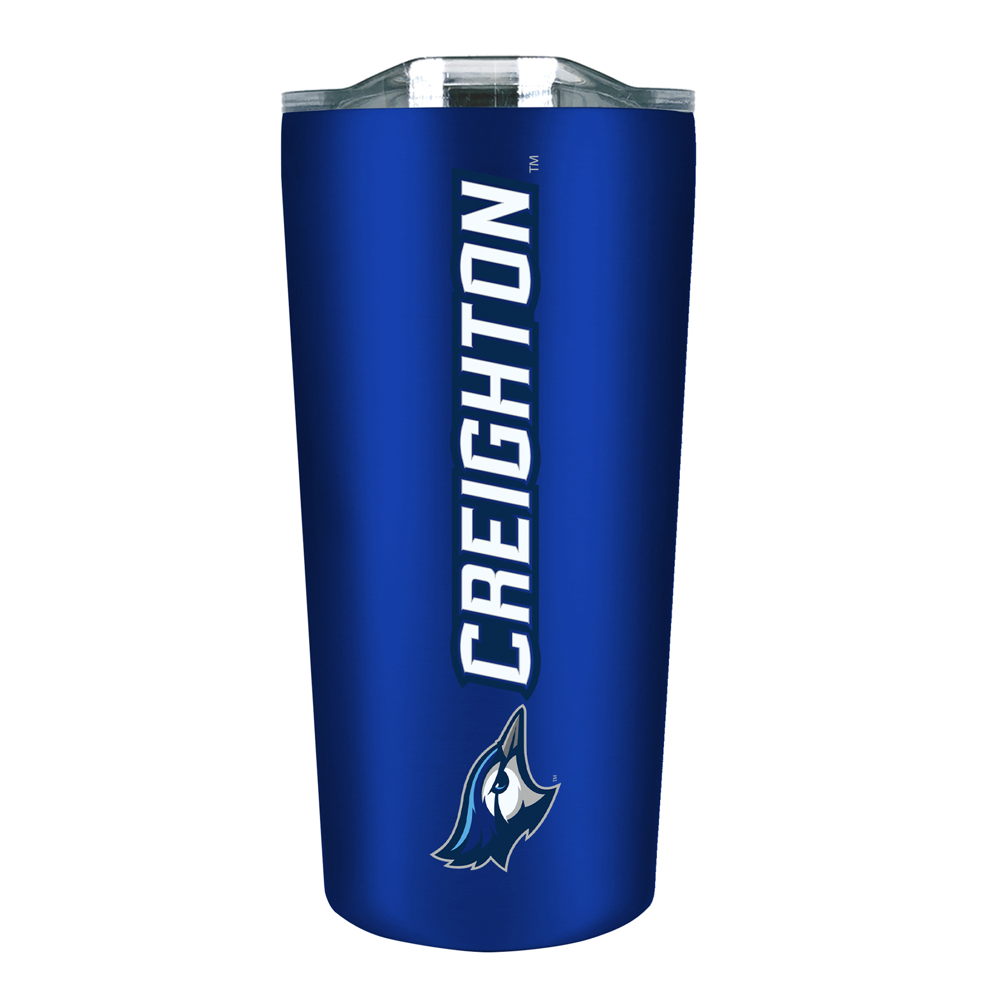 Creighton Bluejays 18oz. Stainless Steel Soft Touch Tumbler