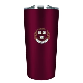 Harvard Crimson 18oz. Stainless Steel Soft Touch Tumbler
