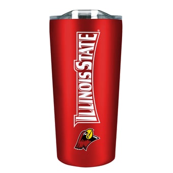 Illinois State Redbirds 18oz. Stainless Steel Soft Touch Tumbler