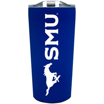 SMU Mustangs 18oz. Stainless Steel Soft Touch Tumbler