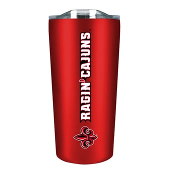Louisiana Ragin' Cajuns 18oz. Stainless Steel Soft Touch Tumbler