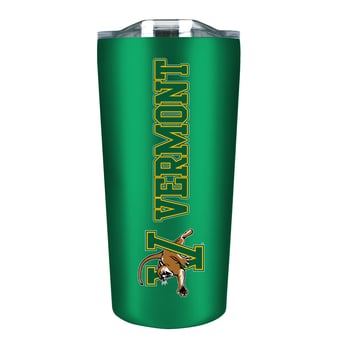 Vermont Catamounts 18oz. Stainless Steel Soft Touch Tumbler