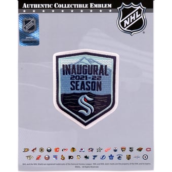 Seattle Kraken 2021-22 Inaugural Season National Emblem Jersey Patch