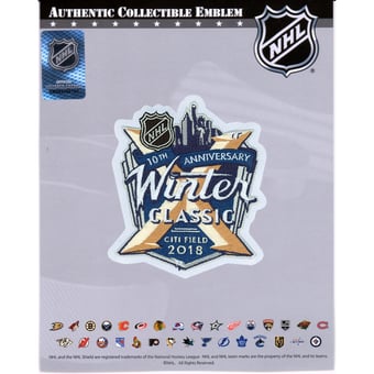 Buffalo Sabres vs. New York Rangers 2018 NHL Winter Classic National Emblem Jersey Patch